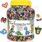 23,000 pcs Fuse Beads Kit for Kids Crafts, 30 Colors Iron Beads Set with 3 Pegboards, 5 Ironing Paper, 10 Patterns, Gifts for Birthday Christmas, Multicolor 5mm Melty Beads Bulk Refill Kit
